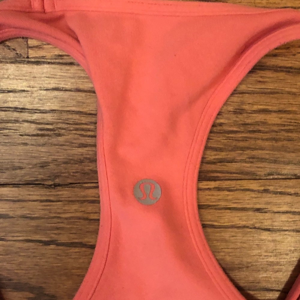Lululemon pink cotton tank size Small - Picture 5 of 5